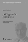 Mazzarella |  Heidegger'sche Korrekturen | Buch |  Sack Fachmedien