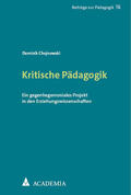 Chojnowski |  Kritische Pädagogik | Buch |  Sack Fachmedien
