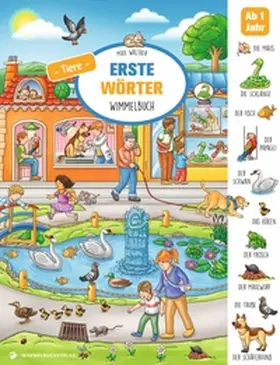 Erste Wörter Wimmelbuch Tiere | Buch |  Sack Fachmedien