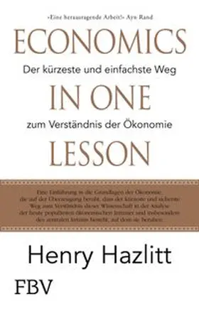 Hazlitt | Economics in one Lesson | E-Book | www.sack.de
