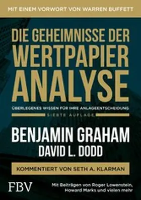 Graham |  Die Geheimnisse der Wertpapieranalyse | eBook | Sack Fachmedien