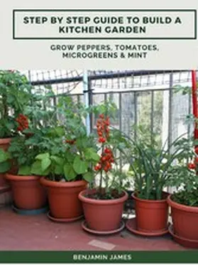 James |  Step by Step Guide to Build a Kitchen Garden: Grow Peppers, Tomatoes, Microgreens & Mint | eBook | Sack Fachmedien