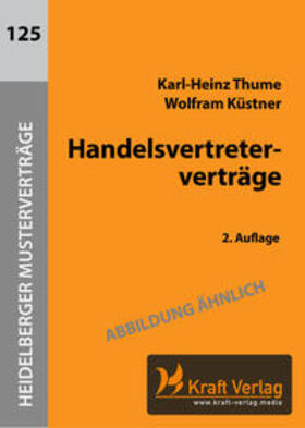 Thume / Küstner | Handelsvertreterverträge | Buch | sack.de