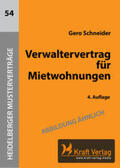 Schneider |  Verwaltervertrag für Mietwohnungen | Buch |  Sack Fachmedien