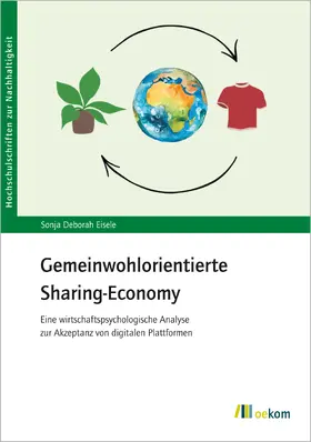 Eisele |  Gemeinwohlorientierte Sharing Economy | Buch |  Sack Fachmedien