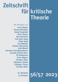 Kramer / Burghardt / Decker |  Burghardt, D: Zeitschrift für kritische Theorie | Buch |  Sack Fachmedien