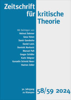 Dahmer / Kramer / Gandesha |  Zeitschrift für kritische Theorie, Heft 58/59 | Buch |  Sack Fachmedien