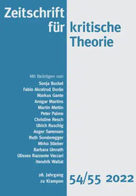 Kramer / Ruschig / Schweppenhäuser |  Zeitschrift für kritische Theorie / Zeitschrift für kritische Theorie, Heft 54/55 | eBook | Sack Fachmedien
