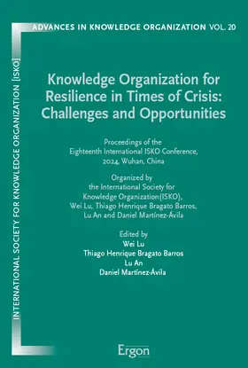 Lu / Bragato Barros / An | Knowledge Organization for Resilience in Times of Crisis: Challenges and Opportunities | E-Book | www.sack.de