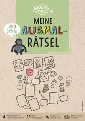  Meine Ausmal-Rätsel. Nachhaltiger Rätsel- und Malspaß für Kinder ab 7 Jahren | Buch |  Sack Fachmedien