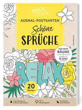 Ausmal-Postkarten Schöne Sprüche | 20 Karten | Buch | 978-3-98764-091-9 | www.sack.de