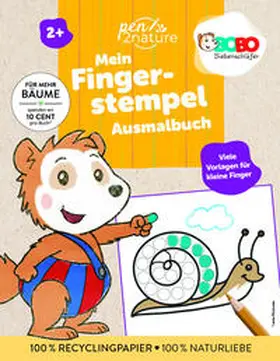 pen2nature |  Bobo Siebenschläfer Mein Fingerstempel-Ausmalbuch | Buch |  Sack Fachmedien