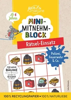 pen2nature |  Mini-Mitnehm-Block Rätsel-Einsatz | Buch |  Sack Fachmedien
