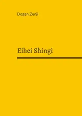 Zenji |  Eihei Shingi | eBook | Sack Fachmedien