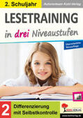 Hartmann |  Lesetraining in drei Niveaustufen / Klasse 2 | Buch |  Sack Fachmedien