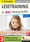 Hartmann |  Lesetraining in drei Niveaustufen / Klasse 3 | Buch |  Sack Fachmedien