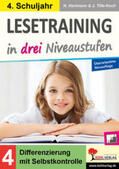 Hartmann |  Lesetraining in drei Niveaustufen / Klasse 4 | Buch |  Sack Fachmedien