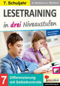 Hartmann / Tille-Koch |  Lesetraining in drei Niveaustufen / Klasse 7 | Buch |  Sack Fachmedien