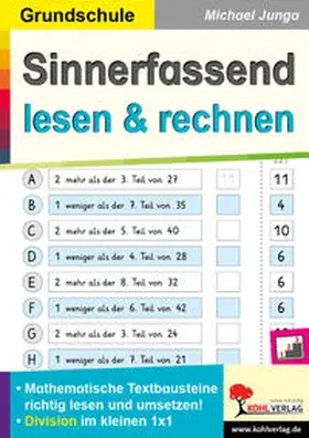Junga | Sinnerfassend lesen und rechnen / Division | Buch | 978-3-98841-203-4 | www.sack.de