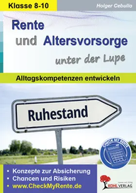 Cebulla |  Rente und Altersvorsorge unter der Lupe | Buch |  Sack Fachmedien