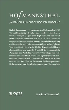 Bergengruen / Honold / Neumann † |  Hofmannsthal | Buch |  Sack Fachmedien