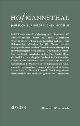 Bergengruen / Honold / Neumann † | Hofmannsthal | Buch | 978-3-9885802-9-0 | sack.de