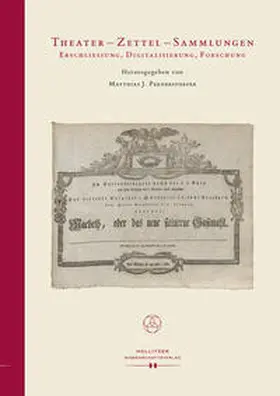 Pernerstorfer | Theater - Zettel - Sammlungen | Buch | 978-3-99012-080-4 | www.sack.de
