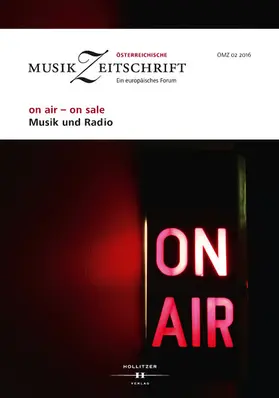 Europäische Musikforschungsvereinigung Wien / Wissenschaftsverlag | on air - on sale. Musik und Radio | E-Book | sack.de