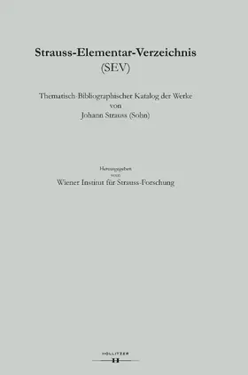 Strauss-Forschung |  Strauss-Elementar-Verzeichnis 9 | Buch |  Sack Fachmedien