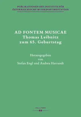 Engl / Harrandt |  AD FONTEM MUSICAE | Buch |  Sack Fachmedien