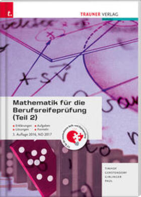 Tinhof / Gerstendorf / Girlinger | Mathematik für die Berufsreifeprüfung 2 | Buch | 978-3-99033-838-4 | sack.de