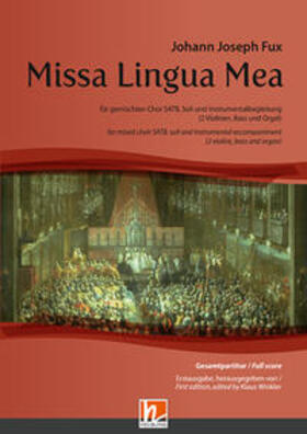 Johann Joseph / Winkler | Missa Lingua Mea (SATB) - Gesamtpartitur | Buch | 978-3-99035-793-4 | sack.de