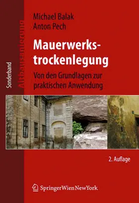 Balak / Pech |  Mauerwerkstrockenlegung | eBook | Sack Fachmedien