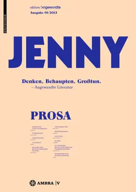 Grenl / Hinrichsmeyer / Kliem |  JENNY. Ausgabe 01 | Buch |  Sack Fachmedien