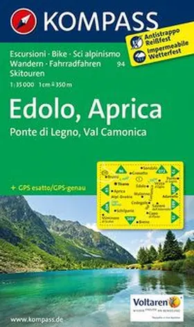  Edolo - Aprica - Ponte di Legno - Val Camonica 1:35 000 | Sonstiges |  Sack Fachmedien