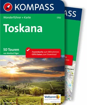 Föger |  Kompass Wanderführer Toskana | eBook | Sack Fachmedien