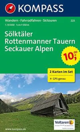  KOMPASS Wanderkarte Sölktäler - Rottenmanner Tauern - Seckauer Alpen 1 : 50 000 | Sonstiges |  Sack Fachmedien