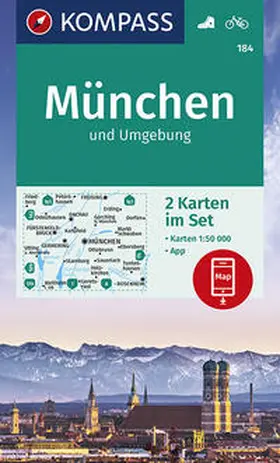  KOMPASS Wanderkarte München und Umgebung 1:50 000 | Sonstiges |  Sack Fachmedien
