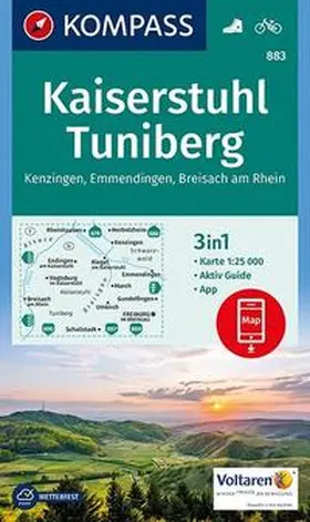  Kaiserstuhl, Tuniberg, Kenzingen, Emmendingen, Breisach am Rhein 1:25 000 | Sonstiges |  Sack Fachmedien
