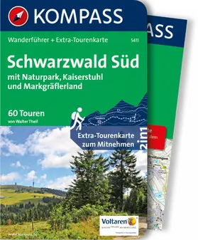 Theil |  Kompass Wanderführer Schwarzwald Süd | eBook | Sack Fachmedien
