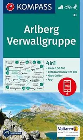  Arlberg, Verwallgruppe 1:50 000 | Sonstiges |  Sack Fachmedien