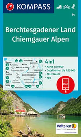  KOMPASS Wanderkarte Berchtesgadener Land, Chiemgauer Alpen 1:50 000 | Sonstiges |  Sack Fachmedien
