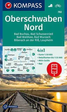  KOMPASS Wanderkarte Oberschwaben Nord 1:50 000 | Sonstiges |  Sack Fachmedien