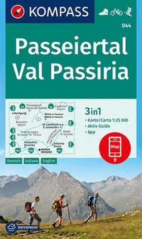  KOMPASS Wanderkarte Passeiertal, Val Passiria 1 : 25 000 | Sonstiges |  Sack Fachmedien