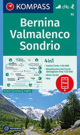  Bernina, Valmalenco, Sondrio 1:50 000 | Sonstiges |  Sack Fachmedien