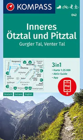  Inneres Ötztal und Pitztal, Gurgler Tal, Venter Tal 1:25 000 | Sonstiges |  Sack Fachmedien