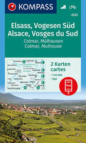  Elsass, Vogesen Süd, Alsace, Vosges du Sud, Colmar, Mülhausen, Mulhouse 1:50 000 | Sonstiges |  Sack Fachmedien