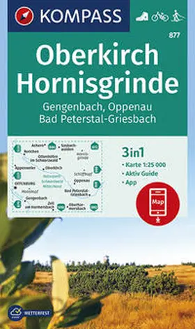  Oberkirch, Hornisgrinde, Gengenbach, Oppenau, Bad Peterstal-Griesbach 1:25 000 | Sonstiges |  Sack Fachmedien