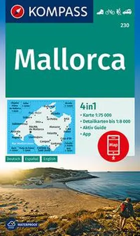  KOMPASS Wanderkarte 230 Mallorca 1:75.000 | Sonstiges |  Sack Fachmedien