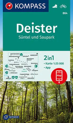  Deister, Süntel und Saupark 1:25 000 | Sonstiges |  Sack Fachmedien